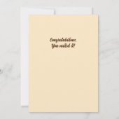 Graduate Girl gratulieren Ankündigung (Rückseite)