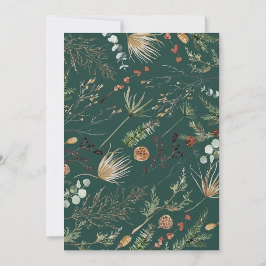 Graduate gold 1 Foto grüner Botanischer Botanische Ankündigung (Rückseite)