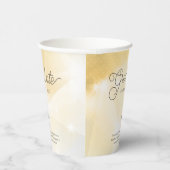 Graduate Gold Abstrakt mit Bible Verse Pappbecher (Rechts)