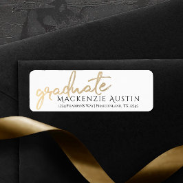 Graduate Gold Script | Eleganter handgeschriebener