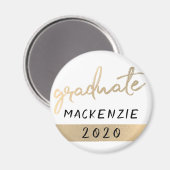 Graduate Gold Script | Klassischer Brush mit dem J Magnet (Vorderseite/Rückseite)
