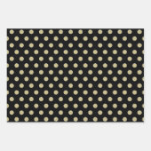 Graduate Grad Gold Abschluss Script Cap Geschenkpapier Set (Vorderseite 3)