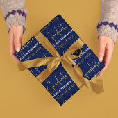 Graduate Grad Gold Kalligrafie Script modern Geschenkpapier Set