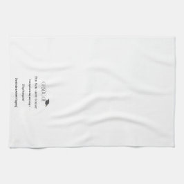 Graduate Graduate Cap Fun Fakten Geschirrtuch