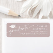 Graduate Graduate Cap Rose Taupe Rücksendeadresse (Insitu)