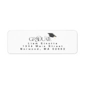 Graduate Graduate Cap Rücksendeadresse (Vorne)