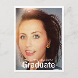 Graduate Graduate Party Foto Postkarte