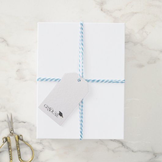 Graduate Graduation Cap Geschenkanhänger (Mit Garn)