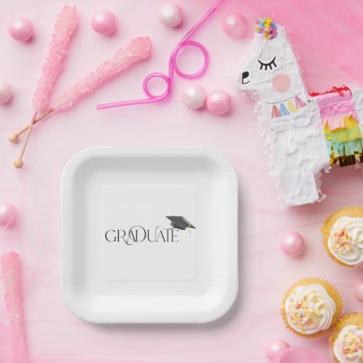 Graduate Graduation Cap Pappteller (Party)