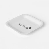 Graduate Graduation Cap Pappteller (Gewinkelt)
