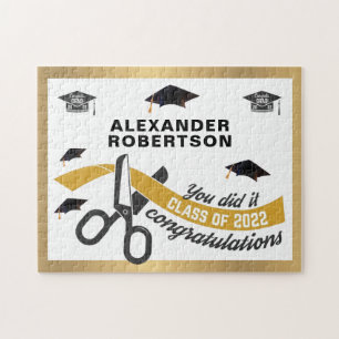 Graduate Graduation Class of 2022 Fun Custom Puzzle