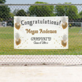 Graduate Gratulationen Banner mit Namen (Insitu)