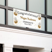 Graduate Gratulationen Banner mit Namen (Äußeres Gebäude)