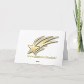 Graduate Gratulationen Blue Karte (Rückseite)