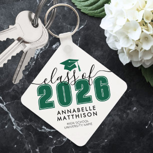 Graduate Green Abschluss Schlüsselanhänger