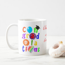 Graduate Herzlichen Glückwunsch Typografie Kaffeetasse
