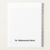 Graduate in arabic Planer (Rückseite)