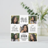 Graduate Inspiration 5 Foto Collage Abschluss Ankündigung (Stehend Vorderseite)