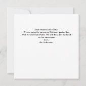 Graduate Inspiration 5 Foto Collage Abschluss Ankündigung (Rückseite)