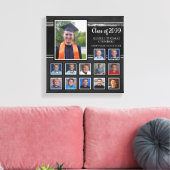 Graduate K-12 Foto Collage Keepake Leinwanddruck (Insitu (Wohnzimmer))