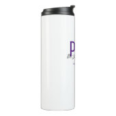 Graduate Keepake Lila Name Grad PhD Thermosbecher (Nach links gedreht)