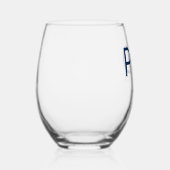 Graduate Keepake Name PhD Abschluss Weinglas Ohne Stiel (Rechts)