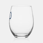 Graduate Keepake Name PhD Abschluss Weinglas Ohne Stiel (Links)