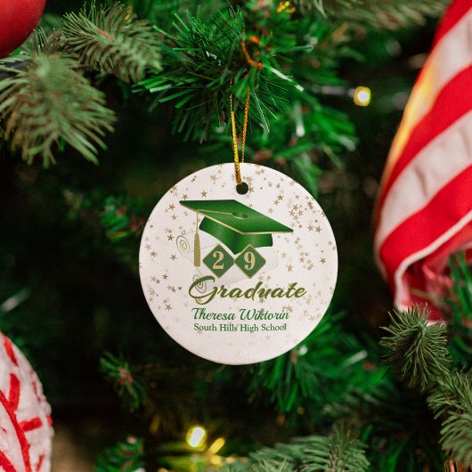 Graduate Keramik Ornament