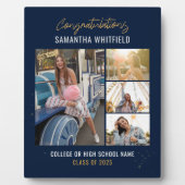 Graduate Kespake Foto Collage Abschluss 2025 Fotoplatte (Vorderseite)