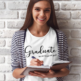 Graduate-Klasse für einfaches Skript T-Shirt