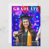 Graduate Magazine Cover Einladung (Vorderseite)