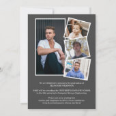 GRADUATE Magazine Cover Style Chic 5 Foto Collage Ankündigung (Rückseite)