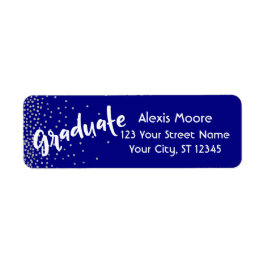 "Graduate" mit Silver Confetti über die Marine