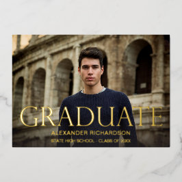 Graduate Mod Foto Graduate Foil Ankündigung