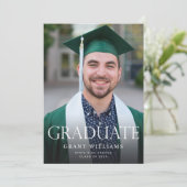 Graduate Mod Foto Vertica Abschluss Ankündigung (Stehend Vorderseite)