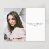 Graduate Modern 6 Foto Flyer (Hinten)