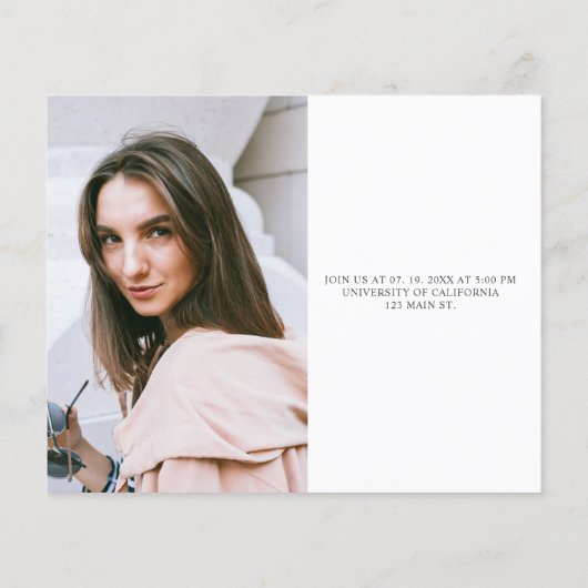 Graduate Modern 6 Foto Flyer (Hinten)