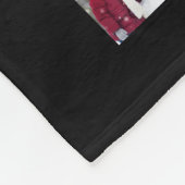 Graduate Modern Foto Collage Script Name Schwarz Fleecedecke (Ecke)