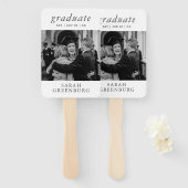 Graduate Modern Minimalistisch Simple Chic Abschlu Fächer (Vorne und Hinten)