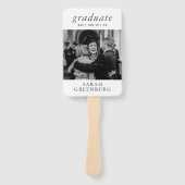 Graduate Modern Minimalistisch Simple Chic Abschlu Fächer (Vorderseite)