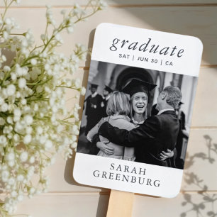 Graduate Modern Minimalistisch Simple Chic Abschlu Fächer