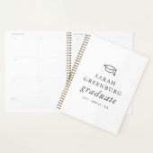 Graduate Modern Minimalistisch Simple Chic Abschlu Planer (Anzeige)