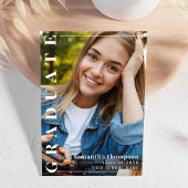 Graduate Modern Minimalistische, einfache Fotovorl Ankündigung