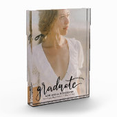 Graduate Modern Script Elegant Grad Foto (Links)