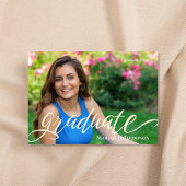 Graduate Modern Simple Foto Template Script Ankündigung