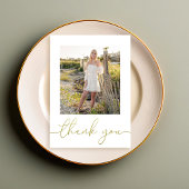 Graduate Modern Simple Trendy Minimalistisch Danke Postkarte