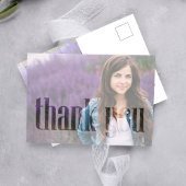 Graduate Modern Typografy 2 Fotovorlage Postkarte