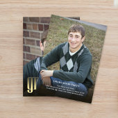 Graduate Modernes Minimalistisches Foto Typografie Ankündigung