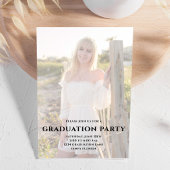 Graduate Modernes Minimalistisches Fotomaterial Ei Ankündigung