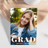 Graduate Modernes Minimalistisches Fotomaterial Fe Ankündigung